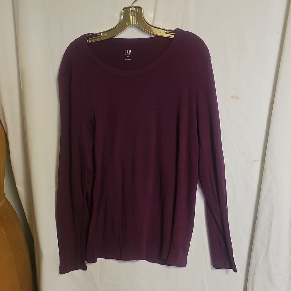 GAP Favorite T Purple Long Sleeve Top. Size XXL.